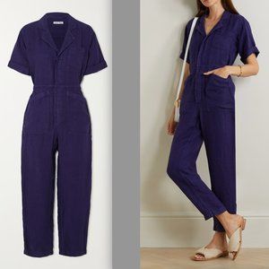 Alex Mill Standard Jumpsuit Linen Navy Blue M